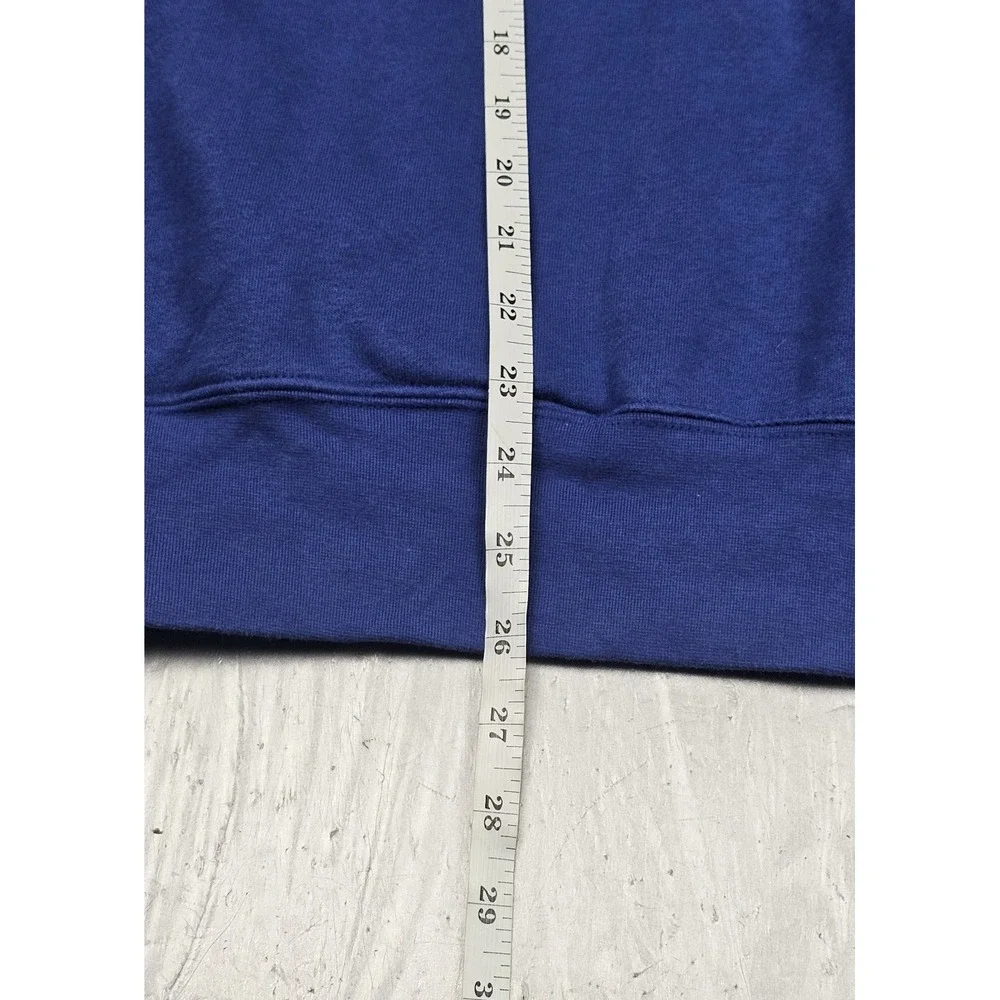 Polo Ralph Lauren Hoodie Mens Small Royal Blue Polo Bear Pullover Graphic Pocket